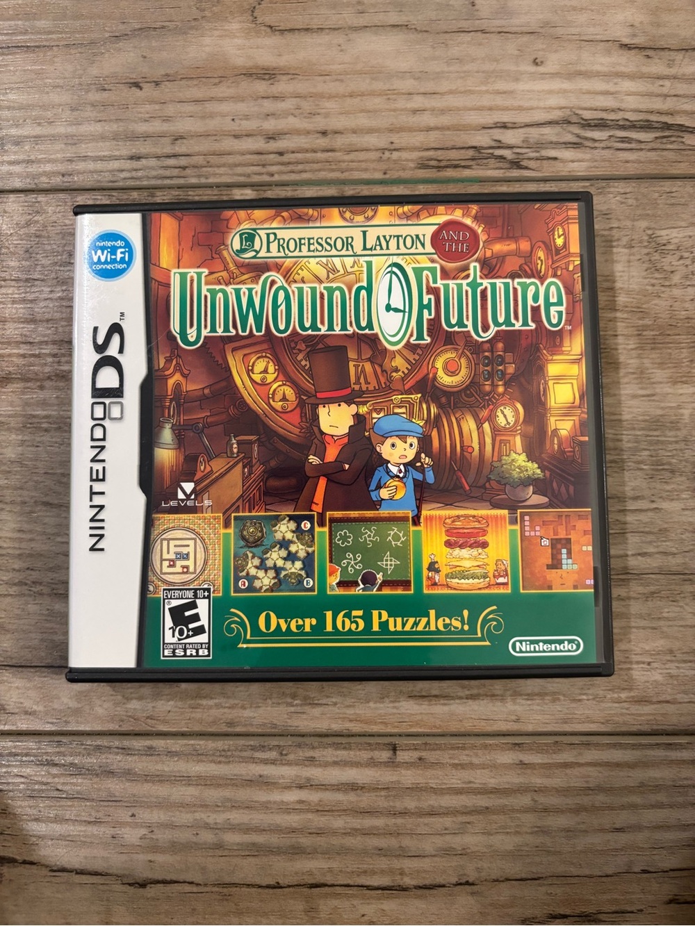 Nintendo Professor Layton and the Unwound Future (green, brown) - Nintendo DS